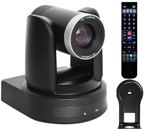 SMTAV 4K PTZ Camera, 20X Optics Zoom, 4KP30 IP Streaming Output, for Churches, Schools, Video conferences and Live Streaming. (SDI+HDMI+USB3.0+IP, 20X)