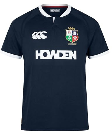 Canterbury Adult Unisex British & Irish Lions Replica Training Rugby Jersey | Official British & Irish Lions Licensed Product Technical Rugby Jersey, Dark Sapphire, 4XL