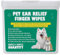 100 XL Dog Ear Cleaning Finger Wipes - Extra Large 1.77 Natural Coconut Oil & Aloe Dog Ear Wipes | Gently Removes Wax, Odor, Dirt, Itchy For Dogs & Cats | Hypoalergenic Biodegradable Dog Ear Cleaner