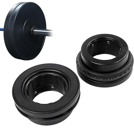 Clips de pesas para mancuernas y mancuernas, 1 par de anillos de seguridad para mancuernas | Pinzas de entrenamiento para la barra de fitness | para entrenamiento en casa