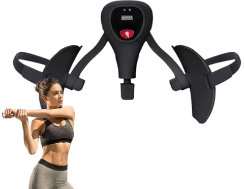 Allenatore per gambe e fianchi,Attrezzatura per esercizi elettrici | Allenatore per pavimento pelvico regolabile con contatore digitale - per tonificare gambe e fianchi in palestra a casa