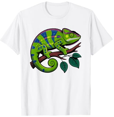 Funny Chameleon Owner Branches Tree Humor Reptile Keeper T-Shirt
