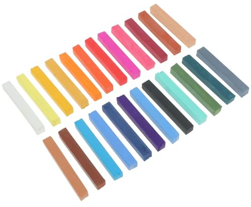 MINAOLULUS Tizas de Colores sin Polvo Solubles en Agua 1 Paquete Cubierta de Plástico, Ideales para Pintar y Dibujar en Casa y Actividades Artísticas