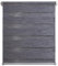 Deco4Me Doppelrollo Klemmfix ohne Bohren - Anthrazit-meliert, 70 x 200 cm - Vario Duo Rollo in Leinen, Holzoptik - lichtdurchlässig & Blickdicht - Stoffbreite 66 cm