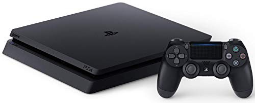 Playstation 4 Slim 2TB SSD Console with Dualshock 4 Wireless Controller Bundle Enhanced with Fast Solid State Drive (Renewed)