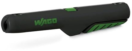 WAGO Innendosenentmanteler 206-1441 | für Ø 8 mm - 13 mm, zum Abmanteln aller gängigen Rundkabel mit spezieller Vier-Klingen-Anordnung, TÜV/GS-geprüfte Klingen