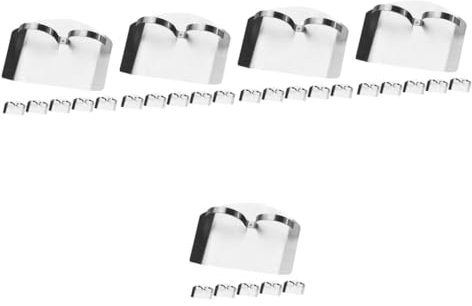Ciieeo 5 Set Di Facile Utilizzo in Acciaio Inox Per Tagliare Le Fette Protezioni Versatili Per Utensili Da Cucina 6 Pezzi*5