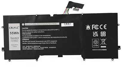 CRLYLC 55Wh Y9N00 C4K9V Batería de para Portátil DELL XPS 13-9333 13-L321X 13-L322X XPS 12-L221X 12-9Q23 12-9Q33 12D-1708 9333-3081 9Q33-7925 Convertible Ultrabook PKH18 3H76R WV7G0 489XN Battery