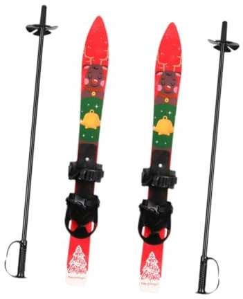 Oshhni Skiblades Und Stöcke Skifahren Board Ski Board Kinder Jungen Mädchen Schnee Kurze Ski