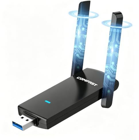 COMFAST AC1300Mbps Adaptador WiFi USB Receptor WiFi para PC Doble Banda