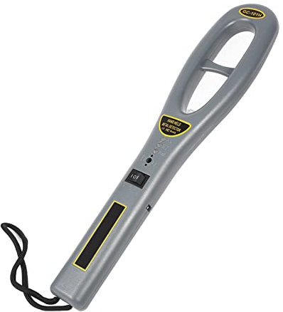 Detector de metales con 2 modos de alarma, escáner de metales portátil de alta sensibilidad para inspección de seguridad