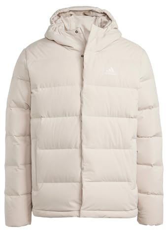 adidas Helionic Daunenjacke für Herren, Beige Wonder/Wonder Beige, XS