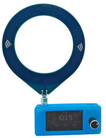 SI4732 Shortwave Radio Rod Antenna FM/AM/LSB/USB 1.9-inch Portable Color Screen Body Shortwave Blue Model