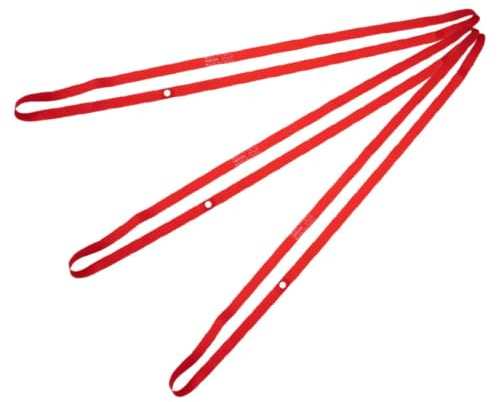 TOPPERFUN 3 Piezas Cinta de Llanta para Bicicleta, Revestimiento para Neumáticos de Bicicleta de Montaña, Pvc Rojo, 26 Pulgadas, para Bici y Mountain Bike, Desplazamientos Urbanos y Rutas