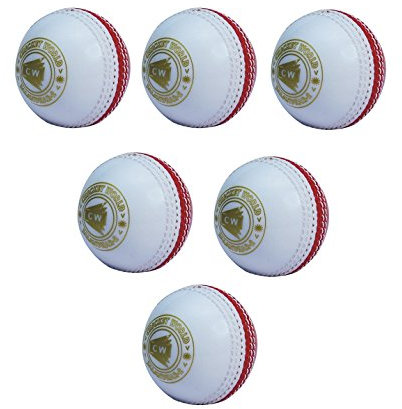 CW Spin cricket övningsboll fladdermus fritt hem rygg trädgård bollar paket med 6