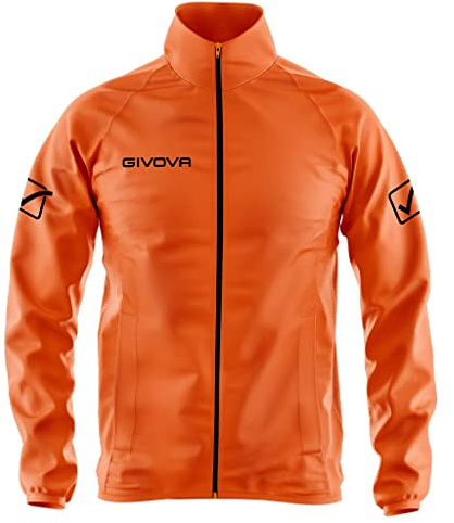 GIVOVA Unisex - Enfant Pluie Basico Blouson, Orange Fluo, XXS EU