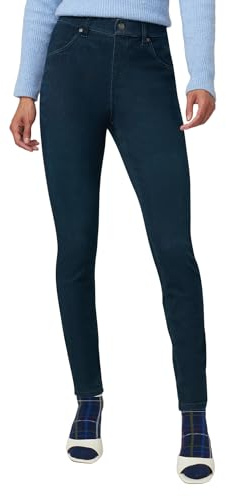HUE Dam ultramjuk hög midja denim leggings tights