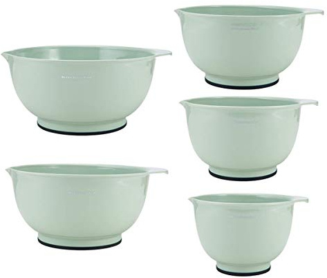 KitchenAid - KE178OSPIA Classic Mixing Bowls, Set of 5, Pistachio