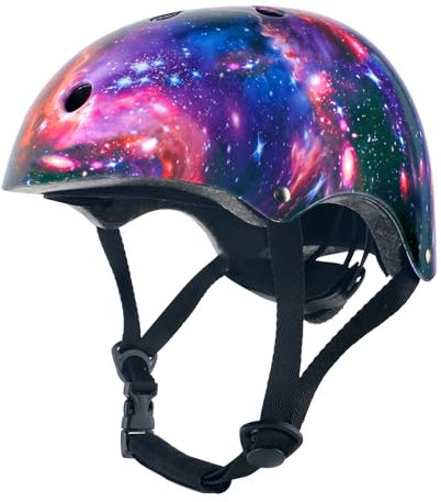 Fahrradhelm für Kinder - individuelle Größenanpassung - für Mädchen und Jungs, für Inline-Skating, Rollschuhlaufen, Skateboard, Fahrradfahren, Scooter (Kleine Größe (51-54cm/20-21.3 Inches))