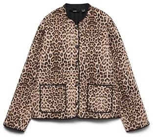 VERO MODA Women's Vmclara Jacket Ga Noos, Rugby Tan, M