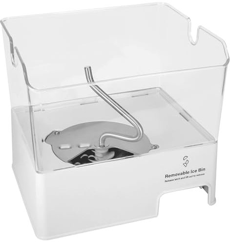 ColleRain WPW10347093 Removable Ice Bin Compatible with Whirlpool Ice Bucket Replacement, W10347093 Ice Maker Assembly for Whirlpool Refrigerator Ice Bin