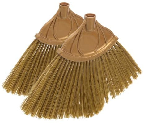 Healeved 2stücke Besenkopf Aus Kunststoff Ersatz Besenkopf Für Gründliche Reinigung Für Hohe Decken Und Enge Räume Flexibles Design Für Schwer Erreichbare Stellen