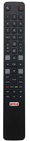 MYHGRC Sostituzione Telecomando TCL RC802N Adatto per telecomando TCL thomson smart TV 32ES560 40ES560 U50P6146 U55C7006 U65X9026 U70C7026