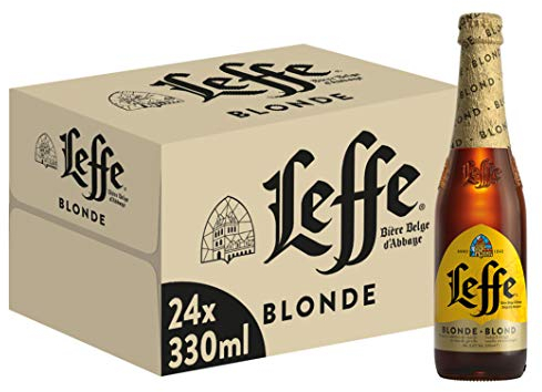 Leffe Blonde, Birra Bottiglia, Pacco Da 24 x 33 Cl, 7.92