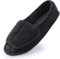 Git-up Chaussons Femme en Mousse à Mémoire Confortable Respirante Bout Ouvert Peluche Chaud Antidérapage Maison Pantoufles pour Intérieur et Extérieur EU 39/ US 8#,Noir