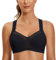 SYROKAN Damen High Impact Sport-BH mit Bügel und verstellbaren Trägern Schwarz 95C
