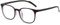 ANRRI Blaulichtblockierende Brille, rund, leicht, Brillenrahmen, Filter, blaues Licht, Computerspiel, violetter Rahmen, für Damen und Herren