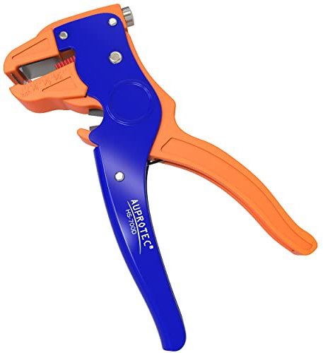 AUPROTEC Abisolierzange selbsteinstellend für 0,25-6 mm² automatisches Abisolierwerkzeug mit Kabelschneider