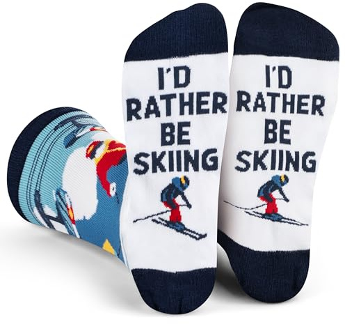 Lavley I'd Rather Be Skiing Socks