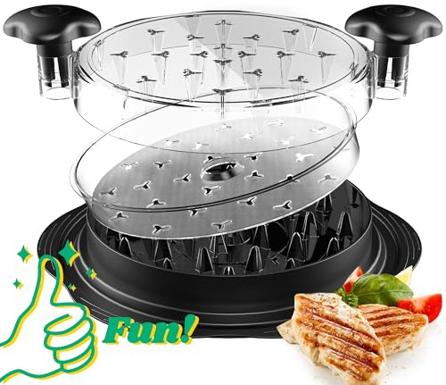 Chicken Shredder Tool Twist with Removable Inner Tray for Chicken Pork Beef