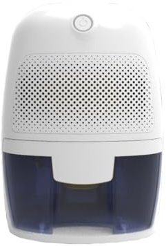 Deshumidificador mini 500 ml, compacto y eficiente, ideal para espacios reducidos, controla la humedad y previene el moho.