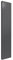Epsilon 1600 x 388 Aluminium Vertical Double Radiator - Anthracite
