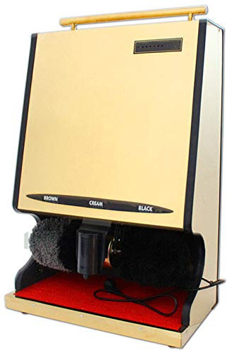 MYXJX limpiabotas eléctrico, Máquina De Inducción Automática, Cepillo for Zapatos, Adecuado for Hoteles, Edificios Comerciales, Bancos, Etc.,G1(Silver)