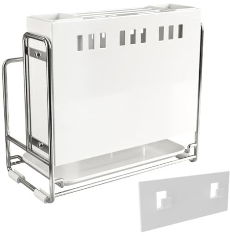 Eleganti organizer per coltelli da banco con funzione drenante, versatili da appendere alla parete, robuste costruzioni in ferro