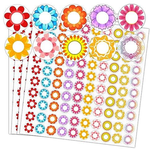 Self-Adhesive Hole Reinforcement Stickers,0.5 Inch Real Plastic Hole Reinforcers for School Office,2000 Pcs
