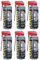 Kettenspray Zollex 6X 450 ml Sprühfett Motorrad Fahrrad | Schmiermittel Spray |Zollex bietet hohen Schutz vor Verschleiß, Reibung & Korrosion | Schmiermittel