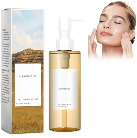 Olio per pulizia, Olio per pulizia anti-pori, Olio per pulizia trucco Centella Asiatica, Pulisce, Cura, Previene la secchezza - Con delicati agenti sovragrassanti Cleansing Oil