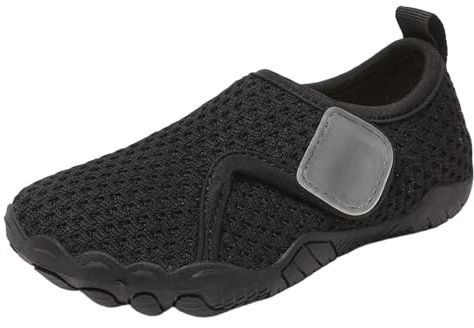 Barefoot Shoes Bambino Barefoot Bambino Scarpe Occhio Di Bue Ginnastica Ragazzo Spiaggia Bambina 35 Con Dita Pianta Larga Tela Scarponcini Trekking Estive Mocassino Estivo 24 Luci Sportivi Elastico