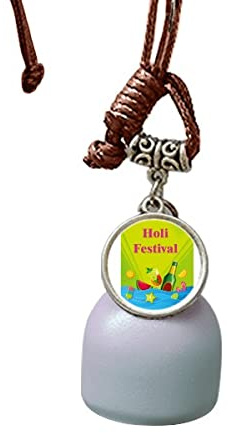 comp Campana colgante del coche del carillón del viento del atrapasueños del acebo de los colores cálidos rojo