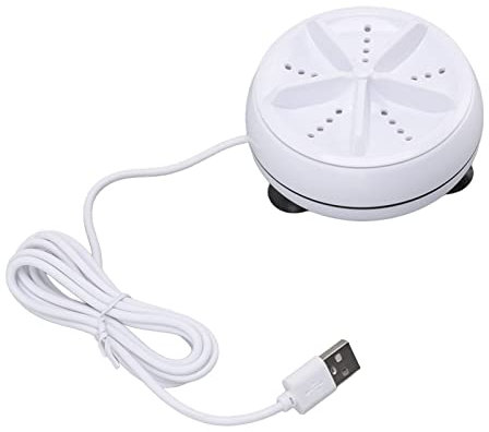 Pilipane Mini machine à laver, machine à laver portable multifonctionnel USB Powered Ultrasonic Turbine pour maison, affaires, voyage, salle universitaire, camping-car, appartement