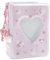 Mini album fotografico da 7,6 cm, 40 tasche, porta carta fotografica Kpop, cuore d'amore, cavo (Z)