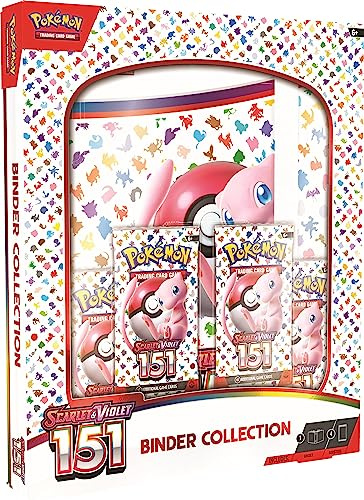 Pokémon TCG: Scarlet & Violet—151 Card Binder Collection (Binder with 360 pockets & 4 Booster Packs)