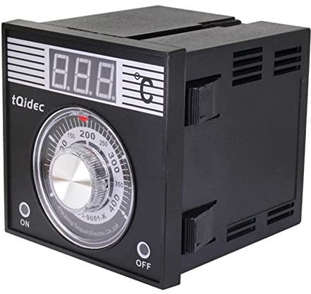 Régulateur de température numérique commutable de 0 à 400 °C Thermostat électronique pour barbecue, fumoir, four, poêle, brassage de bière, contrôleur de température Pid type K