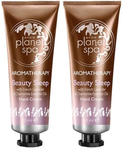 Pack of 2 Planet Spa Aromatherapy Beauty Sleep French Lavender & Chamomile Essential Oils Hand Cream 30ml