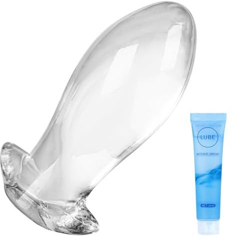 Anal Blug Clean Sex ToyScouples for Couples Soft Rubber TPE Butt Plug Prostate Massager Large Butt Plug for Body Training Prostate Adult Toys for Women Men Beginners Advanced Users (Clean 6.3)