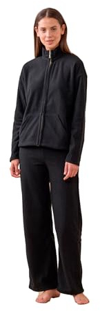 Noidinotte - Completo Invernale Donna in Micropile Articolo Ball - S Nero